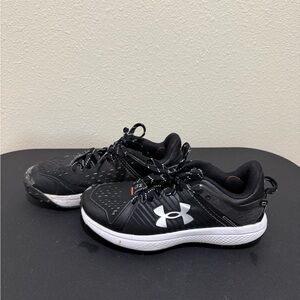 Under Armour Black Baseball Turf Shoes